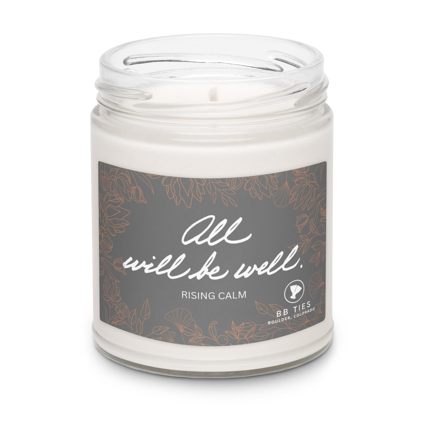 ALL WILL BE WELL Candle